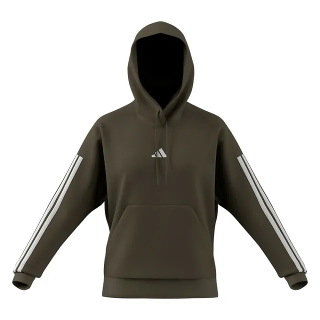 Adidas 3 Stripes Fleece Hoodie