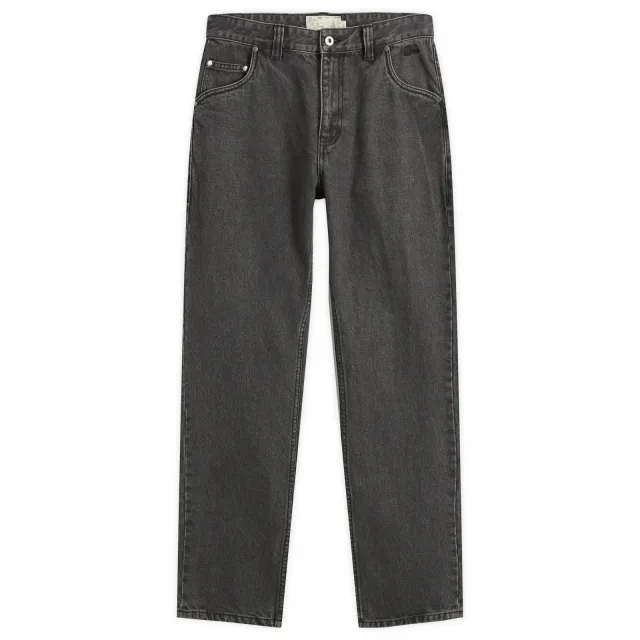 Dime Men's Straight Denim Pants Faded Black