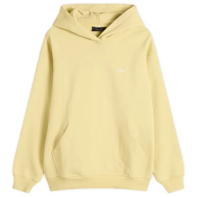 Dime Men's Cursive Small Logo Hoodie Cloud Cream