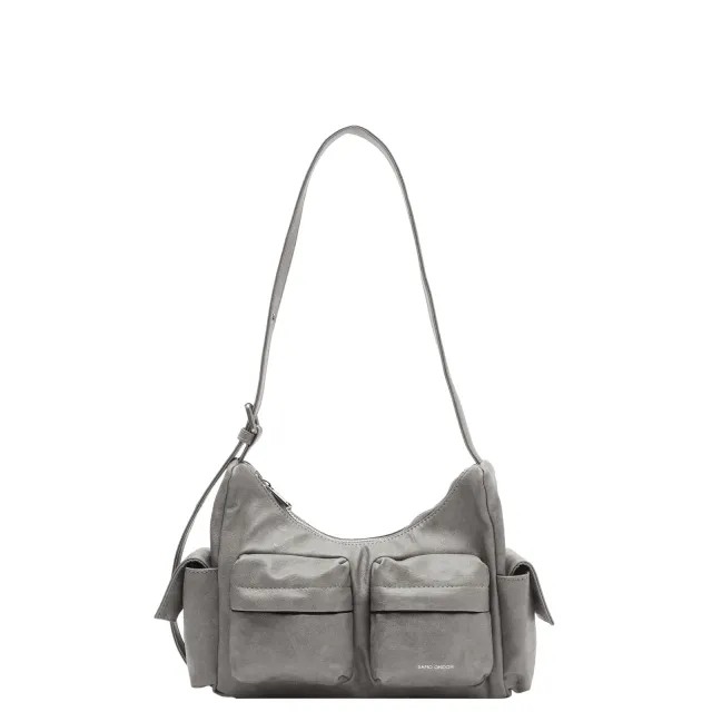 SAMO ONDOH Women's Pocket Mug Cross Body Bag - Medium Brushed Grey