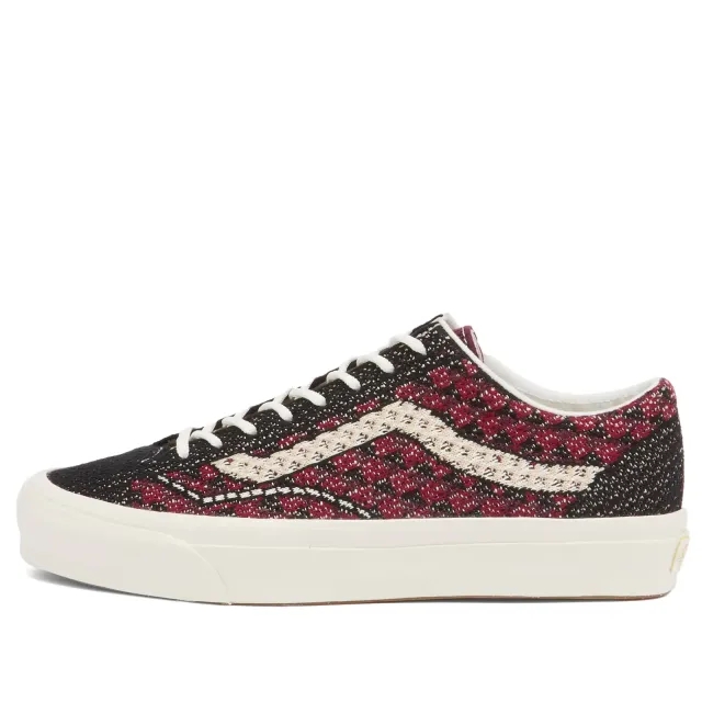 Vans LX Old Skool 36 EK sneaker Geo Check Bordeaux