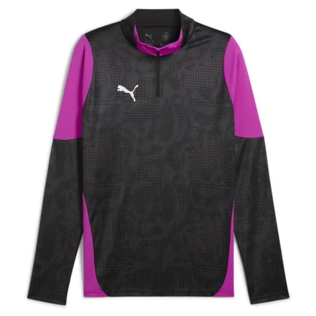 Puma Training Shirt Teamcup 1/4 Zip - ['Black']