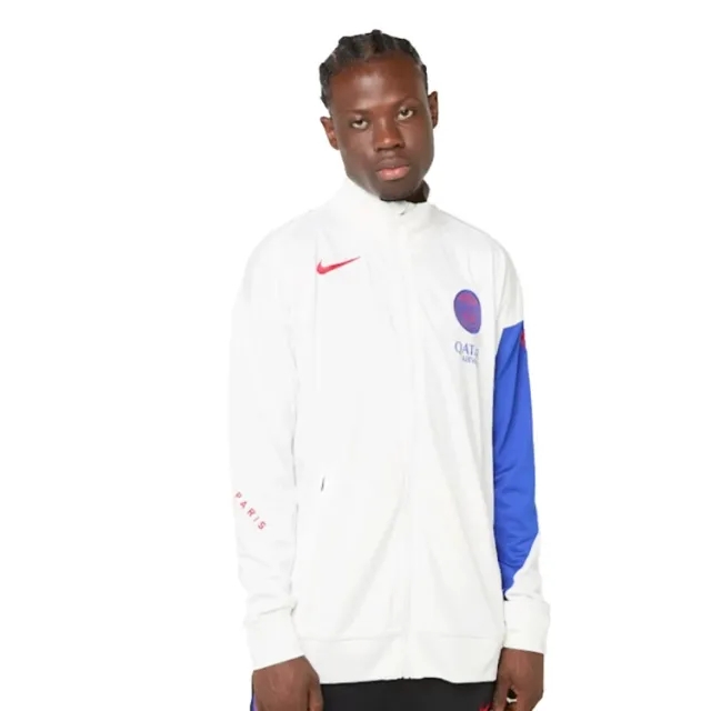 Paris Saint Germain Tracksuit Dri-Fit Strike 3Rd - White/Black/Hyper Royal/Global Red - ['White']