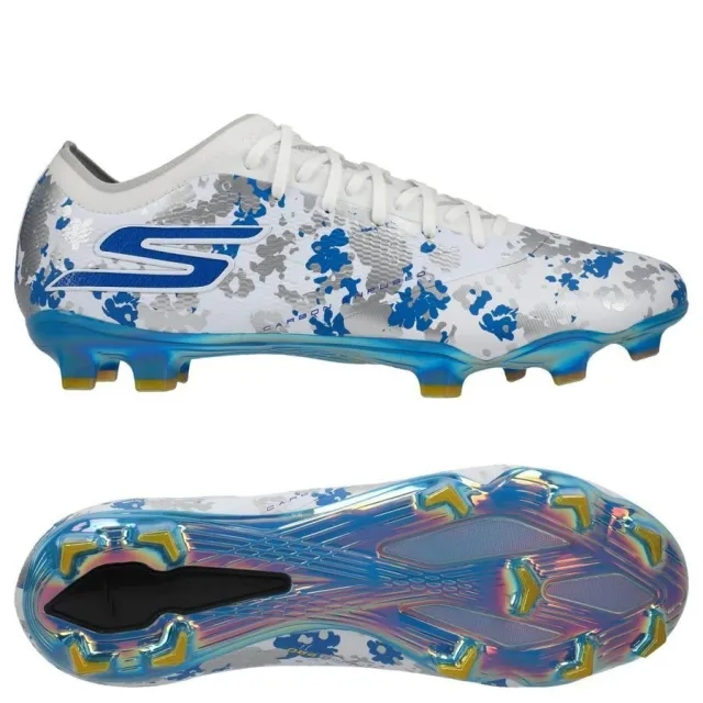 Skechers X Unisport Razor 1.5 Elite Fg 30Th Anniversary - White/Blue/Silver Limited Edition - ['White']