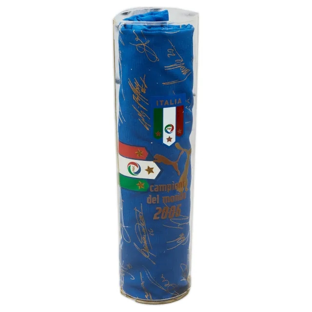 2006 Italy 'Campioni Del Mondo' 'Signed' Special Edition Player Issue Home Shirt (XXL)