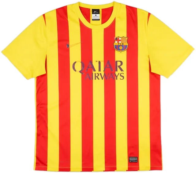 2013-15 Barcelona Basic Away Shirt - 4/10 - (L)