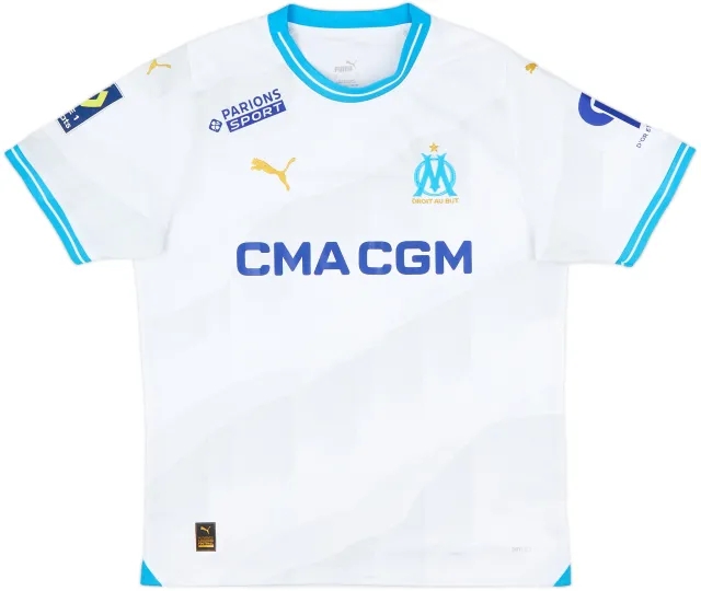 2023-24 Olympique Marseille Home Shirt - 10/10 - (L)