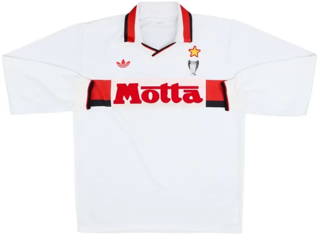 1992-93 AC Milan Away L/S Shirt - 6/10 - (XL)
