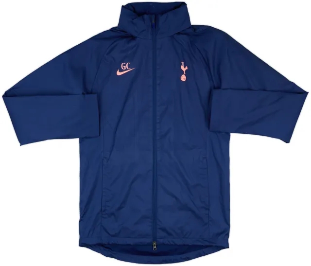 2020-21 Tottenham Staff Issue Hooded Rain Jacket 'GC'
