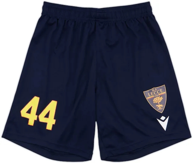 2021-22 Lecce Macron Player Issue Training Shorts #44 - 9/10 - (M)