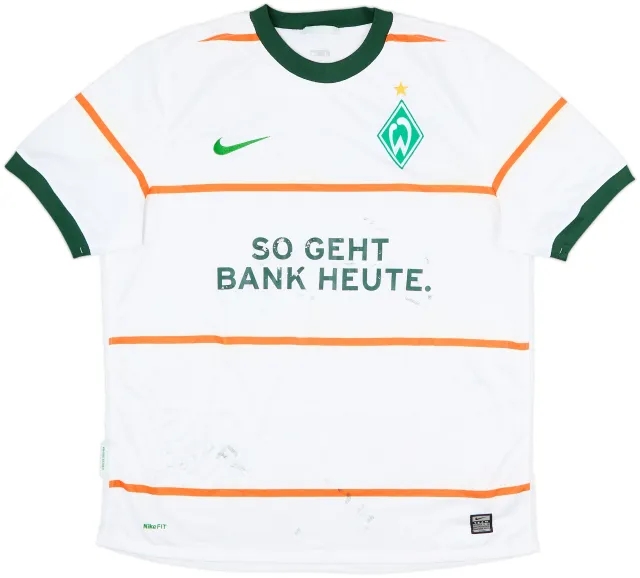 Nike Werder Bremen Mens SS Away Shirt 2009/10