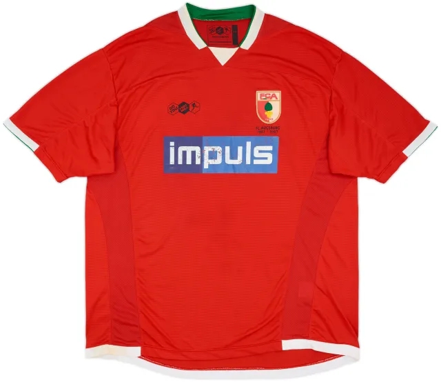 Away FC Augsburg Mens SS Away Shirt 2007/08