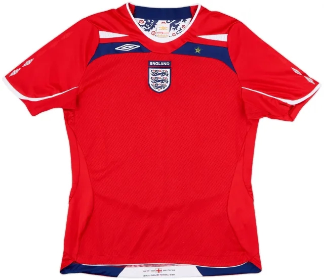 Umbro England Boys SS Away Shirt 2008