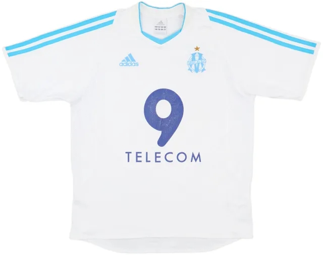 2003-04 Olympique Marseille Home Shirt - 5/10 - (XL.Boys)