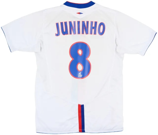 2004-05 Lyon Home Shirt Juninho #8 - 6/10 - (S)