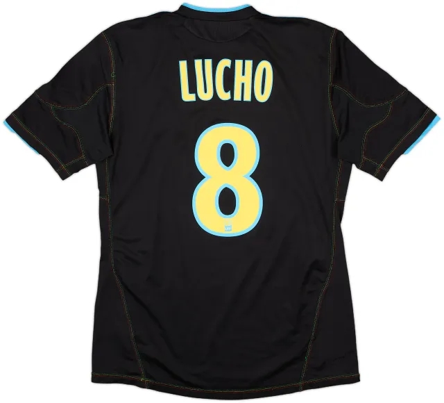 2010-11 Olympique Marseille Third Shirt Lucho #8 - 6/10 - (S)