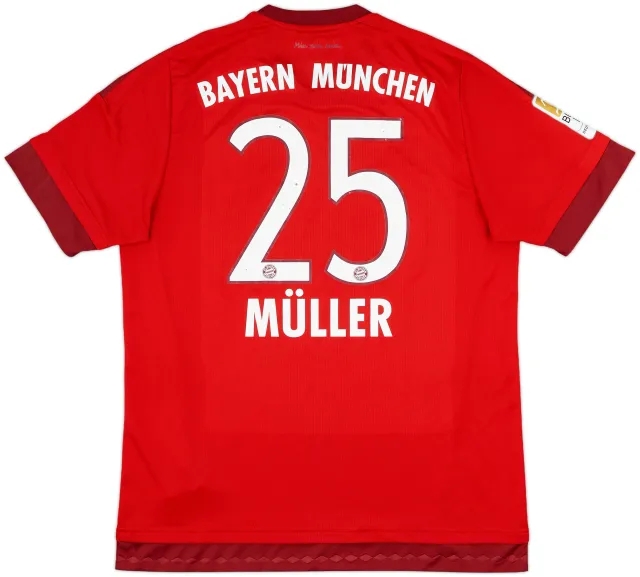 adidas Bayern Munich Mens SS Home Shirt 2015/16