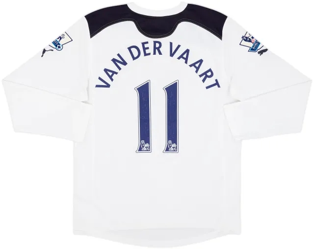 2010-11 Tottenham Home L/S Shirt Van Der Vaart #11 - 4/10 - (S)