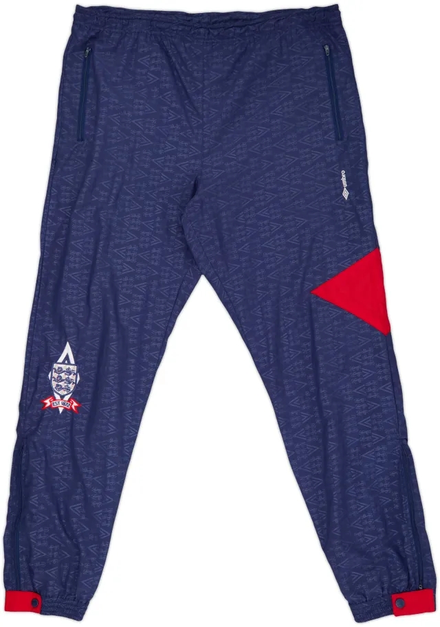1990-92 England Umbro Track Bottoms - 10/10 - (L)