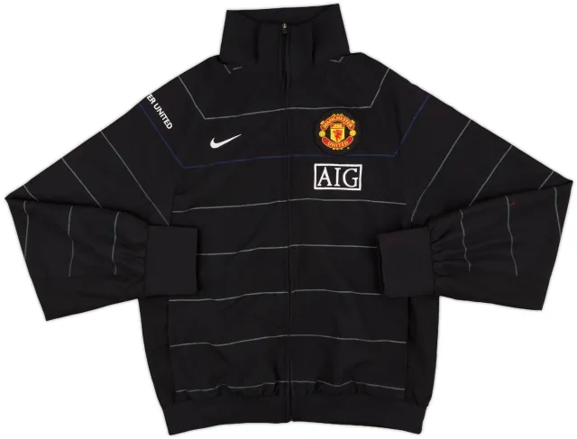 2008-09 Manchester United Nike Track Jacket - 8/10 - (S)