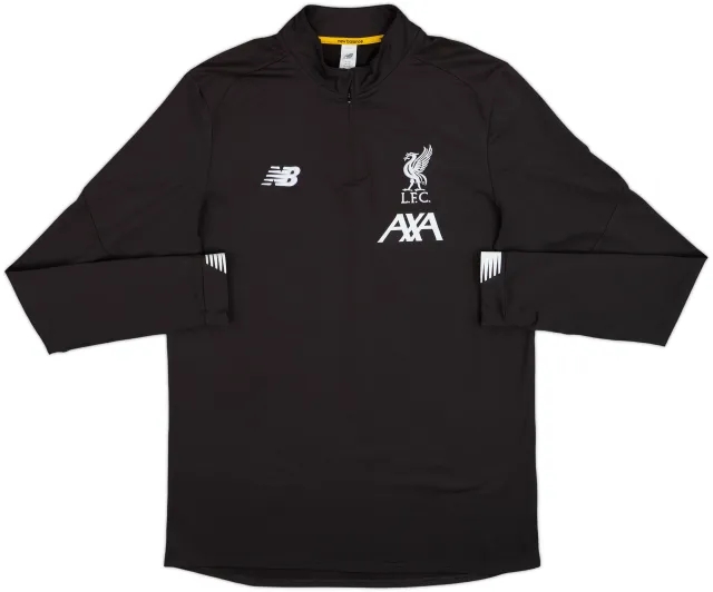 2019-20 Liverpool New Balance 1/4 Zip Sweat Top - 9/10 - (XL)
