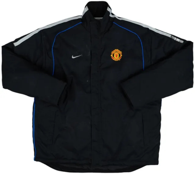 2002-03 Mancheser United Nike Padded Bench Coat - 7/10 - (L)