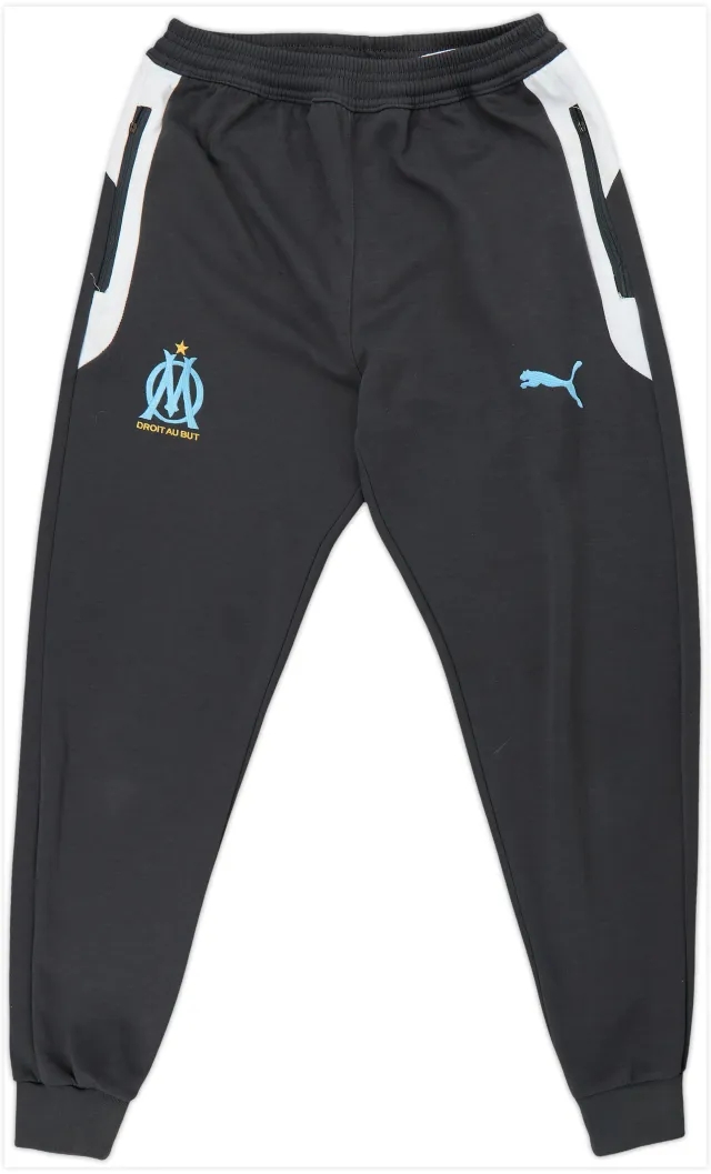 2018-19 Olympique Marseille Puma Track Pants/Bottoms - 5/10 - (M)