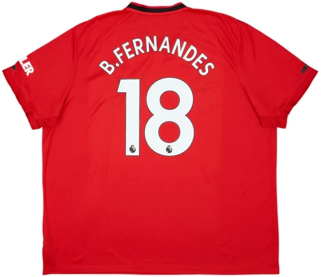 2019-20 Manchester United Home Shirt B.Fernandes #18 - 7/10 - (3XL)