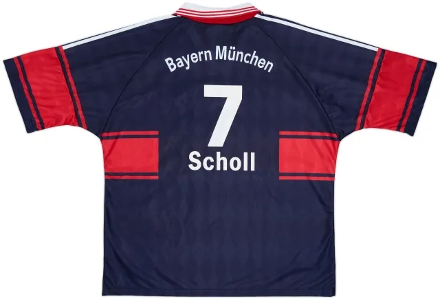 adidas Bayern Munich Mens SS Home Shirt 1997/99