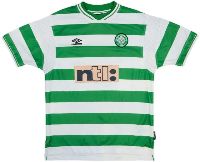 Umbro Celtic Mens SS Home Shirt 1999/01