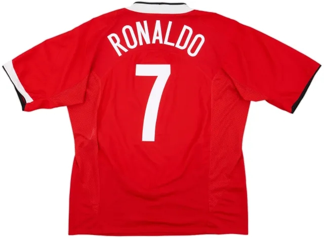 2004-06 Manchester United Home Shirt Ronaldo #7 - 7/10 - (XXL)