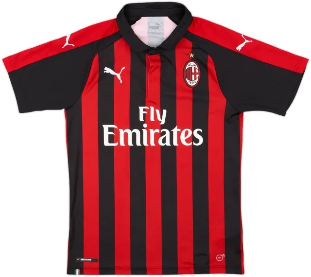 2018-19 AC Milan Home Shirt - 9/10 - (S)