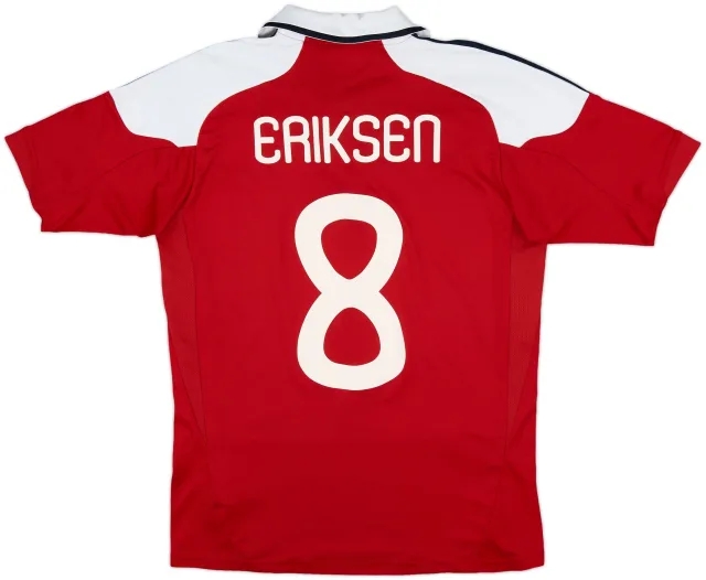 adidas Denmark Boys SS Home Shirt 2012