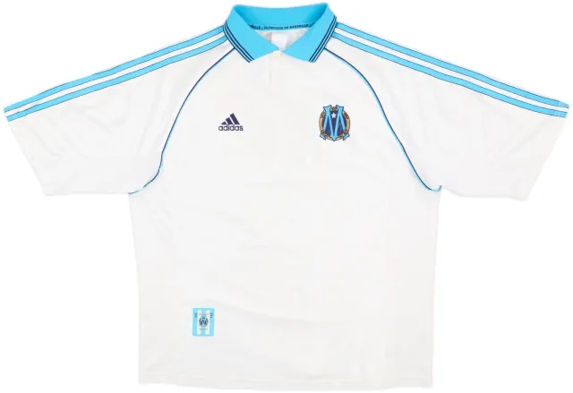 1998-99 Olympique Marseille Home Shirt - 4/10 - (XL)