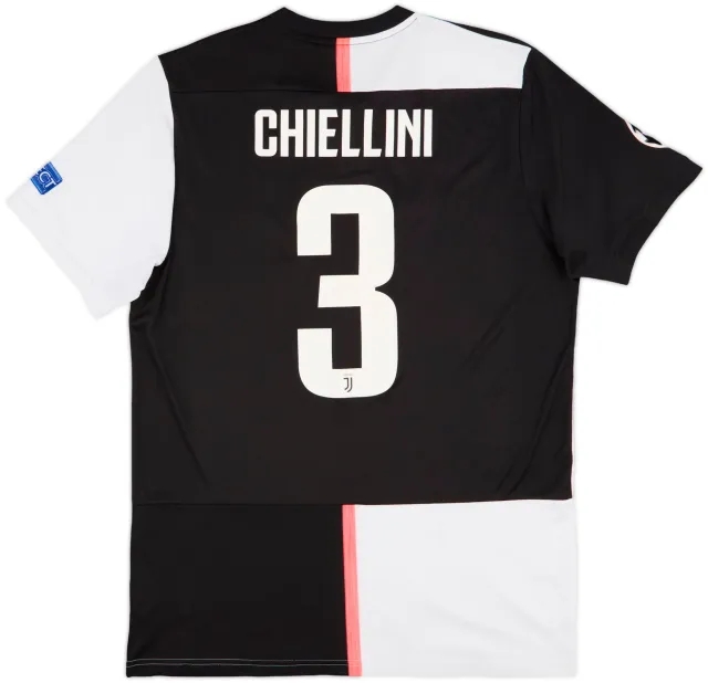 2019-20 Juventus Home Shirt Chiellini #3 - 6/10 - (L)