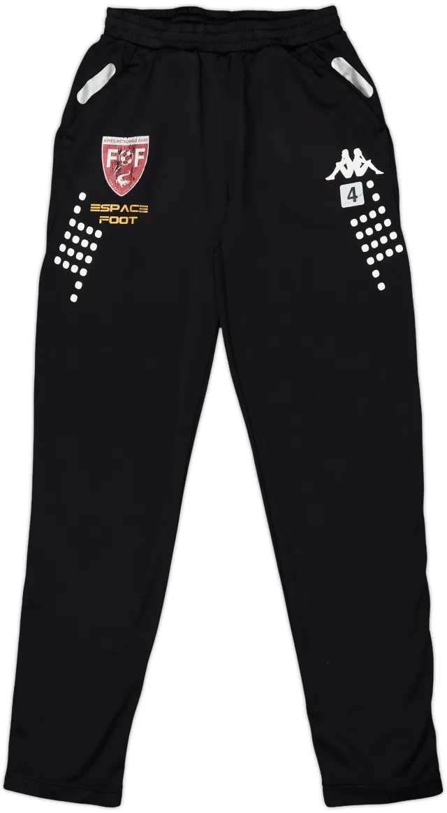 2010s Nimes Olympique Womens Kappa Player Issue Sweat Pants #4 - 6/10 - (M)