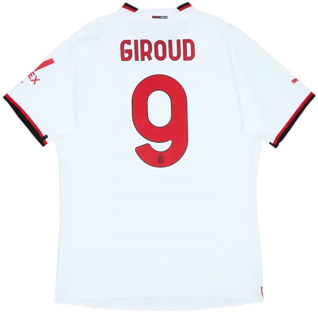 2022-23 AC Milan Authentic Away Shirt Giroud #9 - 8/10 - (XXL)