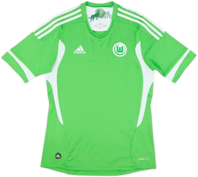 adidas Wolfsburg Mens SS Home Shirt 2011/12