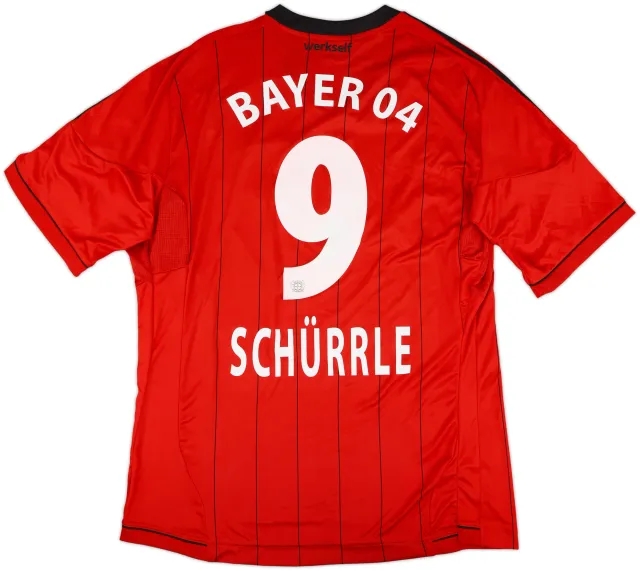 adidas Bayer Leverkusen Mens SS Home Shirt 2012/13