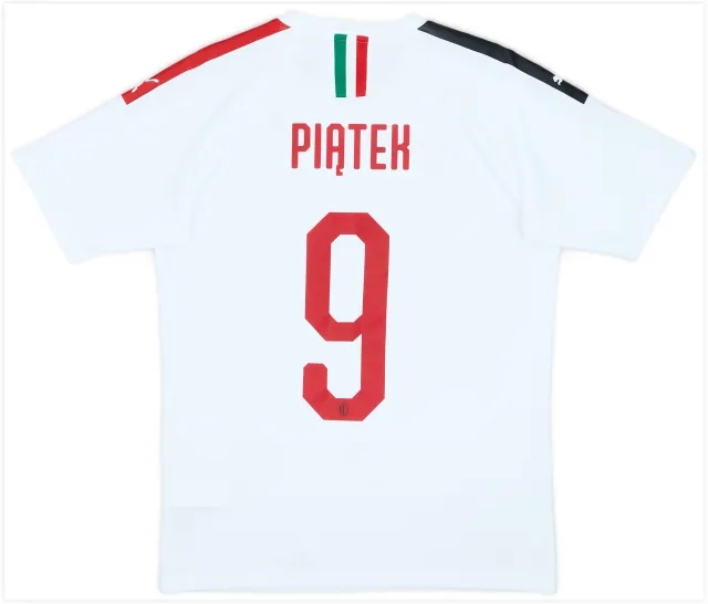 2019-20 AC Milan Away Shirt Piatek #9 - 9/10 - (S)