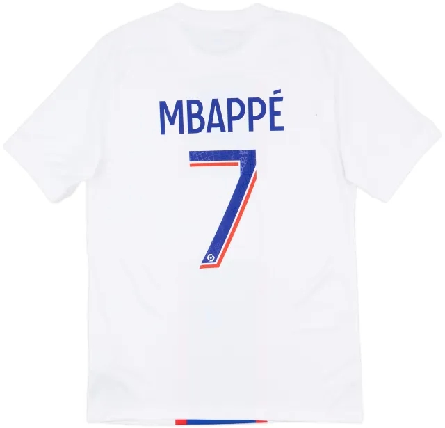 2022-23 Paris Saint-Germain Third Shirt Mbappe #7 - 8/10 - (S)