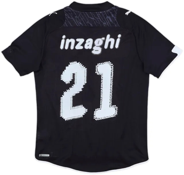 2009-10 Lazio Away Shirt Inzaghi #21 - 8/10 - (L.Boys)