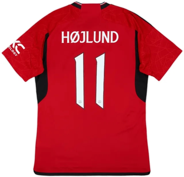2023-24 Manchester United Home Shirt Hojlund #11 - 10/10 - (M)