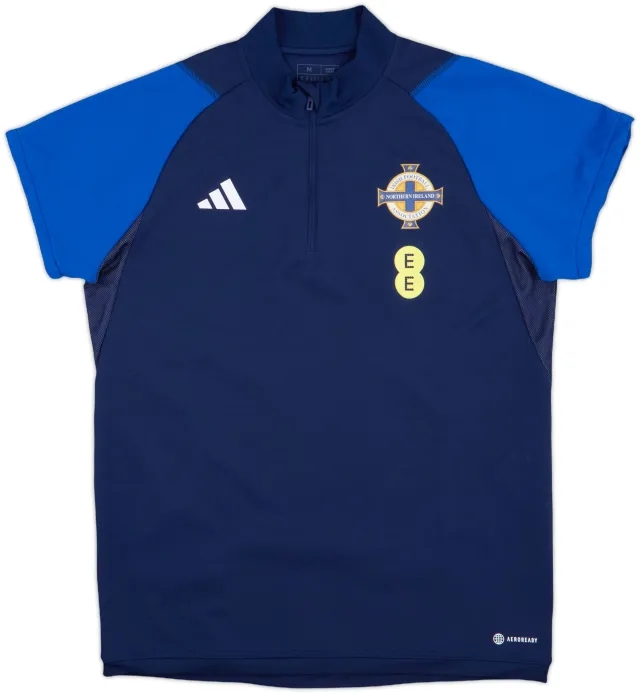 2016-17 Northern Ireland adidas 1/4 Zip Training Top - 10/10 - (M)