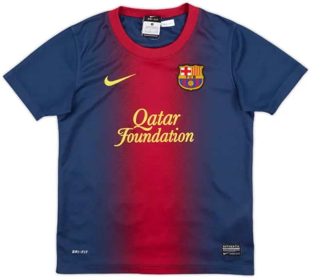 2012-13 Barcelona Home Shirt - 8/10 - (S.Boys)
