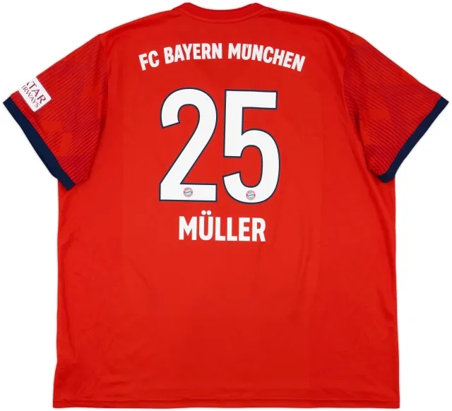 adidas Bayern Munich Mens SS Home Shirt 2018/19