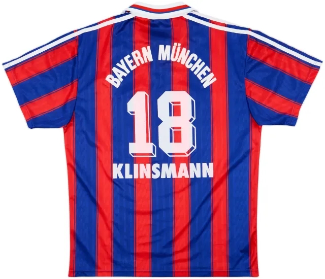 adidas Bayern Munich Mens SS Home Shirt 1995/97