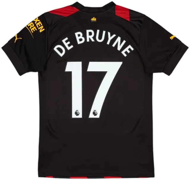 2022-23 Manchester City Away Shirt De Bruyne #17 - 9/10 - (S)