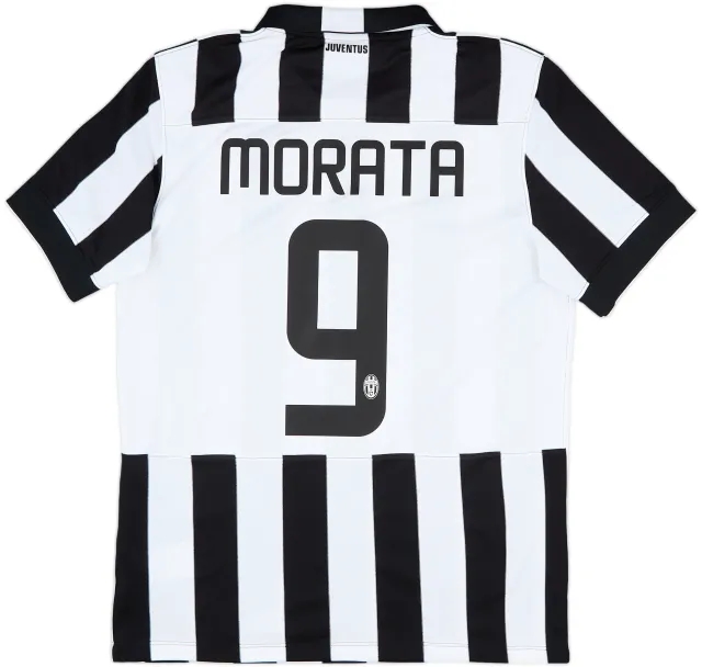 2014-15 Juventus Home Shirt Morata #9 - 9/10 - (L)