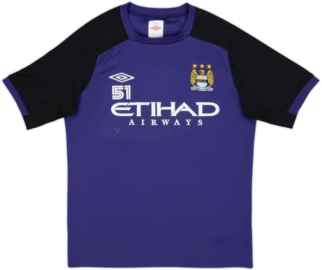 Umbro Manchester City Mens SS Player Issue Home Shirt 2012/13